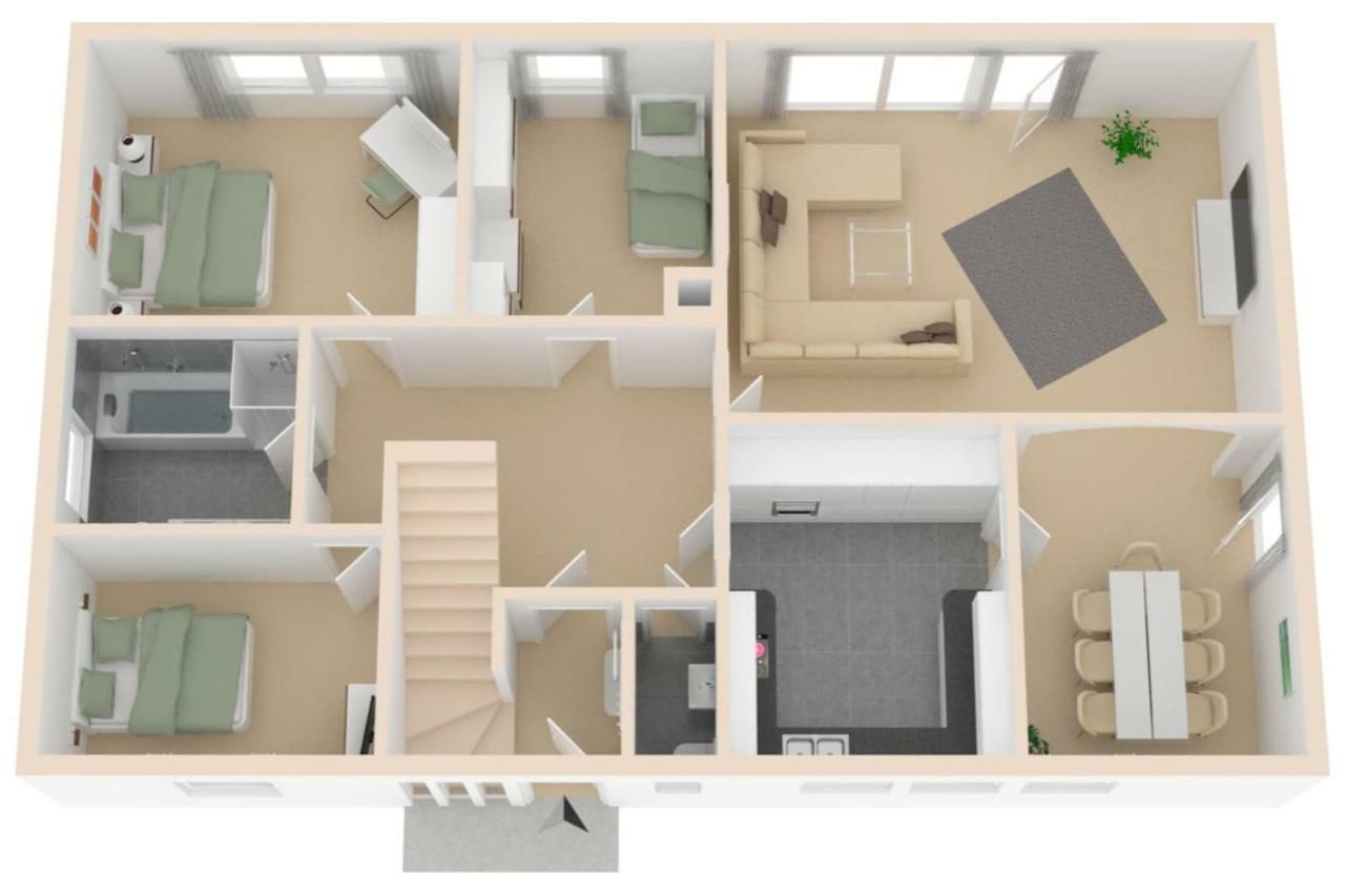 Tolle 125M² Erdgeschosswohnung Im Einzelhaus Kaltenkirchen Extérieur photo